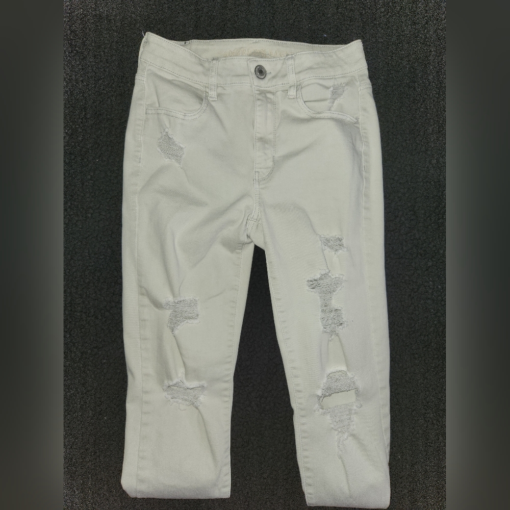 Light Grey Next Level Stretch American Eagle Jeans